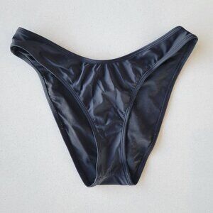 SALT + COVE Black High Rise Bikini Bottom SIZE M